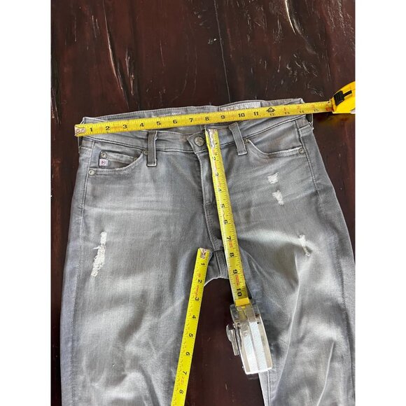 AG Adriano Goldschmied Jeans Women 25R Gray Distressed Skinny Stretch Pockets - Picture 7 of 7